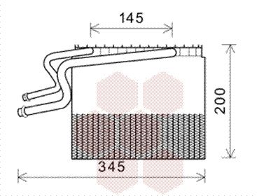 VAN WEZEL Испаритель, кондиционер 4300V465